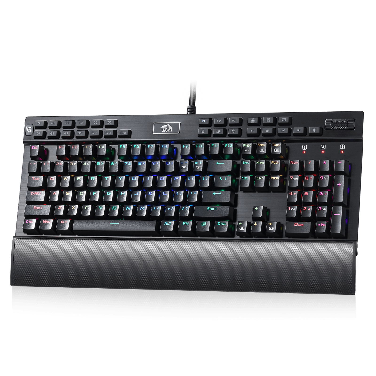 Redragon YAMA K550 Wired Aluminum RGB Gaming Keyboard