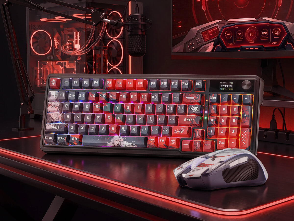 Redragon Anime Keyboard & Mouse Combo, K719 PRO KB + M612AK 8000 DPI Mice
Multi-Function Control ...