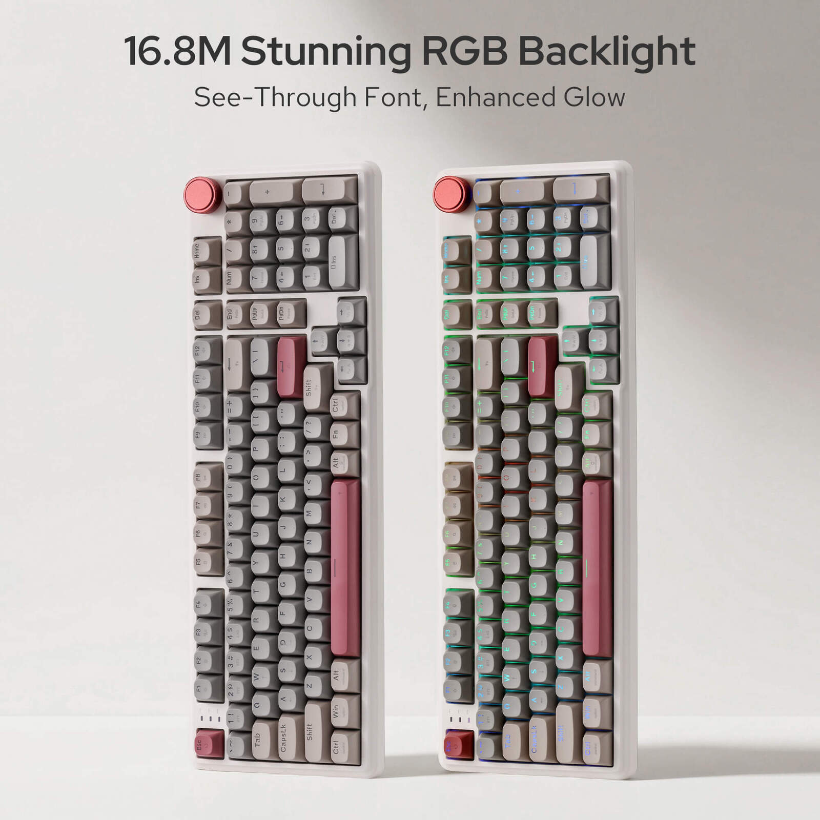 Redragon K768 PRO 100-Key Wireless RGB Mechanical Gaming Keyboard