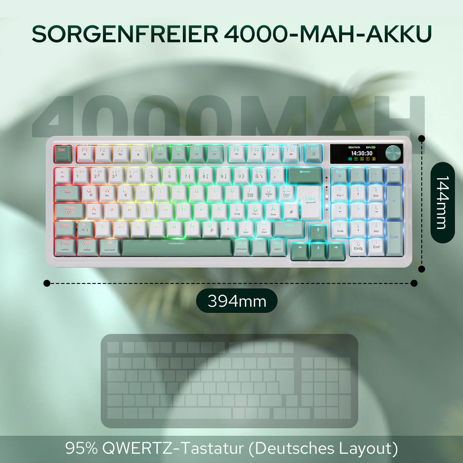 Redragon GALATIN PRO K719 95 Keys OEM Profile Gasket RGB Gaming
