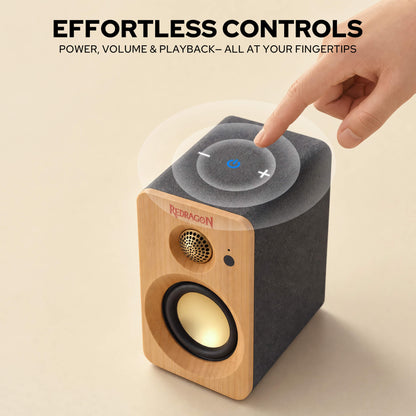 Redragon GS818 Multimedia Speaker,  Easy-Access Control, Compact Desktop Speaker