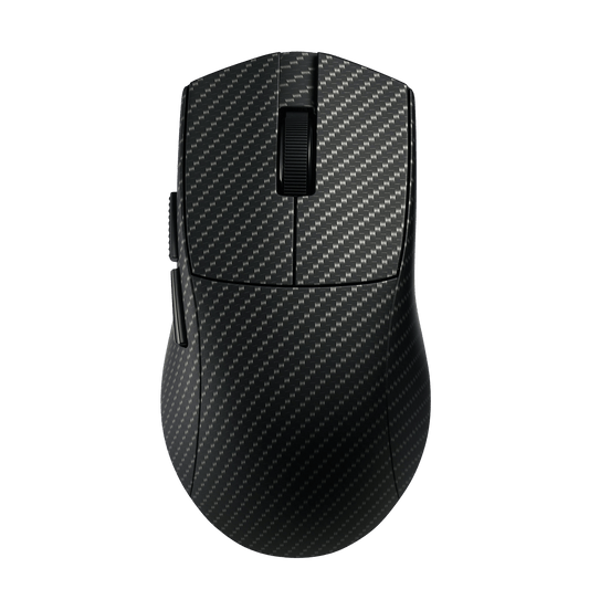 Redragon M916 Plus Carbon Fiber Tri-Mode Gaming Mouse, 49G Ultra-Light 45K DPI Mouse w/Ergonomic Natural Grip Build, Full Programmable Buttons, Software Supports DIY Keybinds & DPI