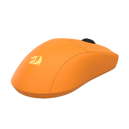 Redragon M916 ULT Wireless 8K Polling Rate Gaming Mouse, 49G Ultra-Light 30,000 Max DPI Gaming Mice w/Ergonomic Natural Grip Build, Full Programmable Buttons, Orange
