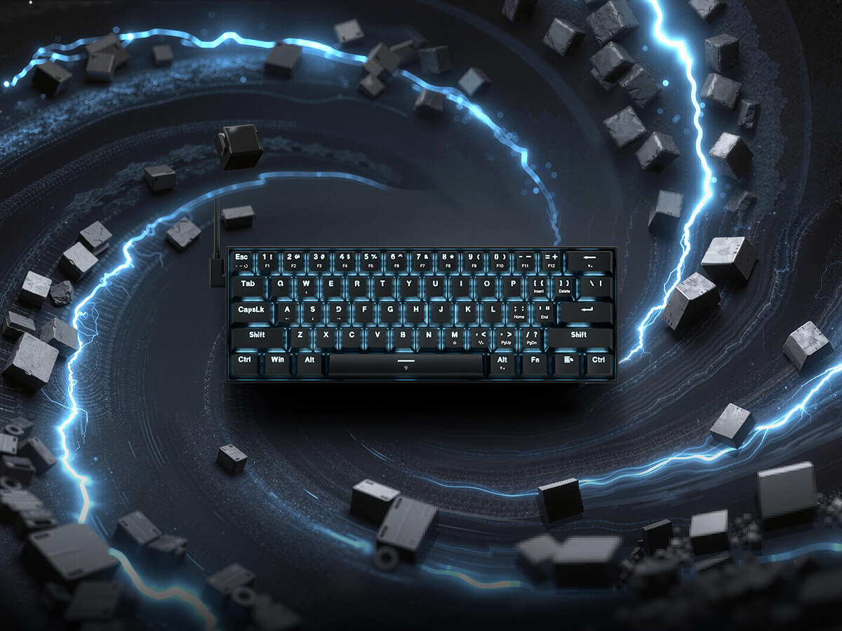 Redragon FIZZ K617 HE magnetic Hall Effect gaming keyboard for gaming setup and everyday PC use