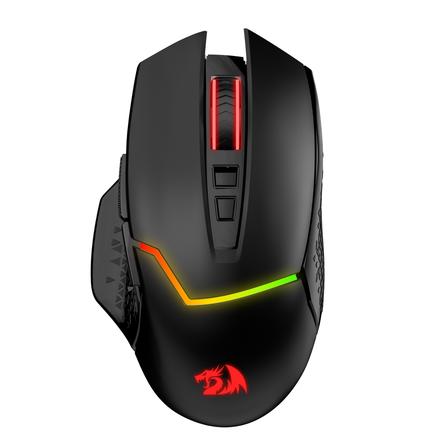 Redragon M690 MAX Wireless Gaming Mouse, Tri-Mode RGB Mice w/ 7 Macro Buttons, 12800 DPI, 400mAh Rechargeable Mouse for PC/Mac/Laptop