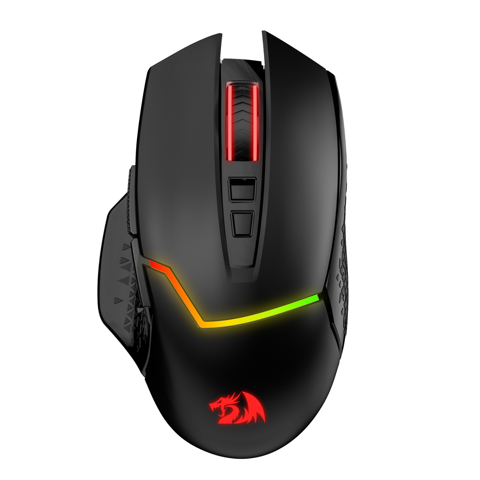 Redragon M690 MAX Wireless Gaming Mouse, Tri-Mode RGB Mice w/ 7 Macro Buttons, 12800 DPI, 400mAh Rechargeable Mouse for PC/Mac/Laptop