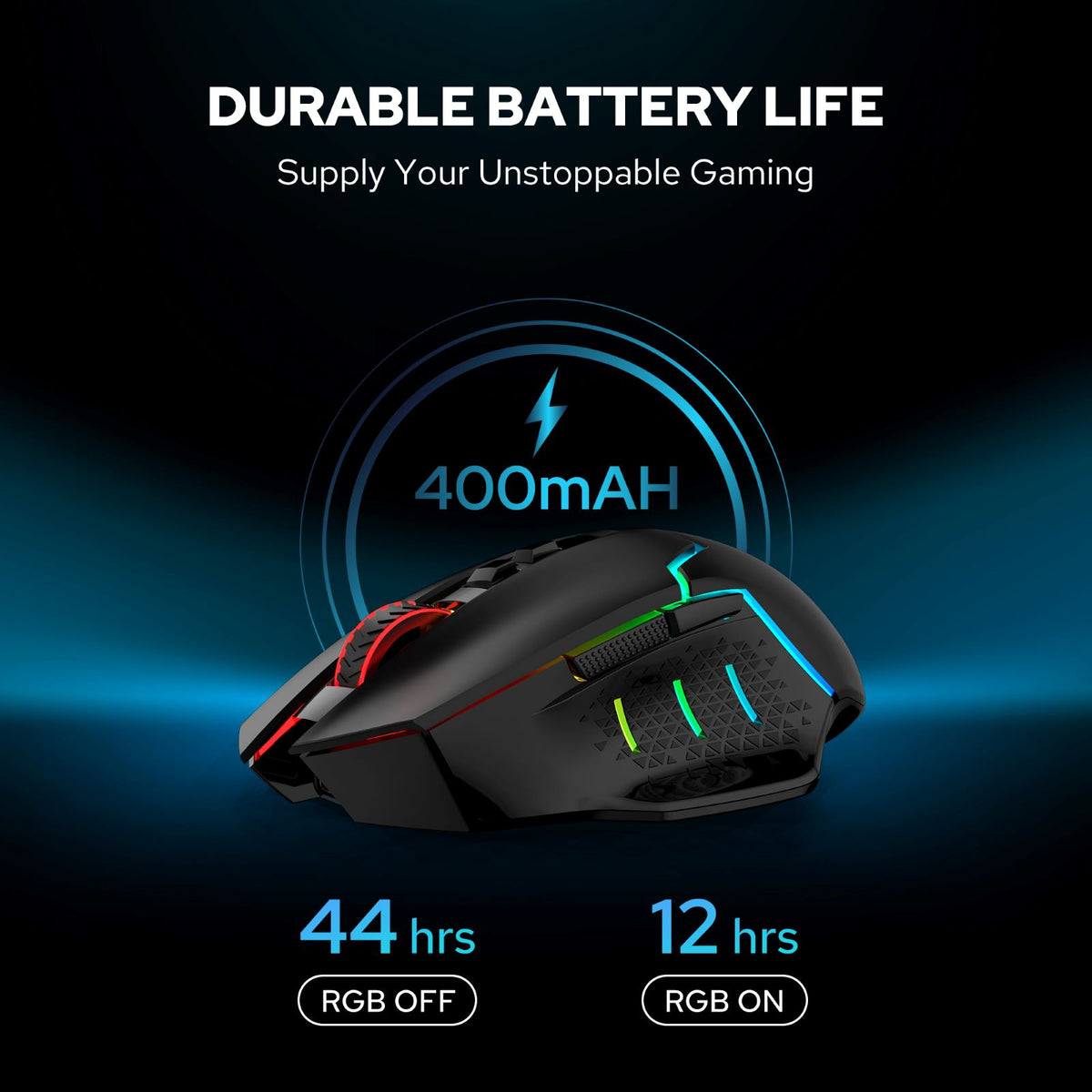 Redragon M690 MAX Wireless Gaming Mouse 12800 DPI RGB – Redragonshop