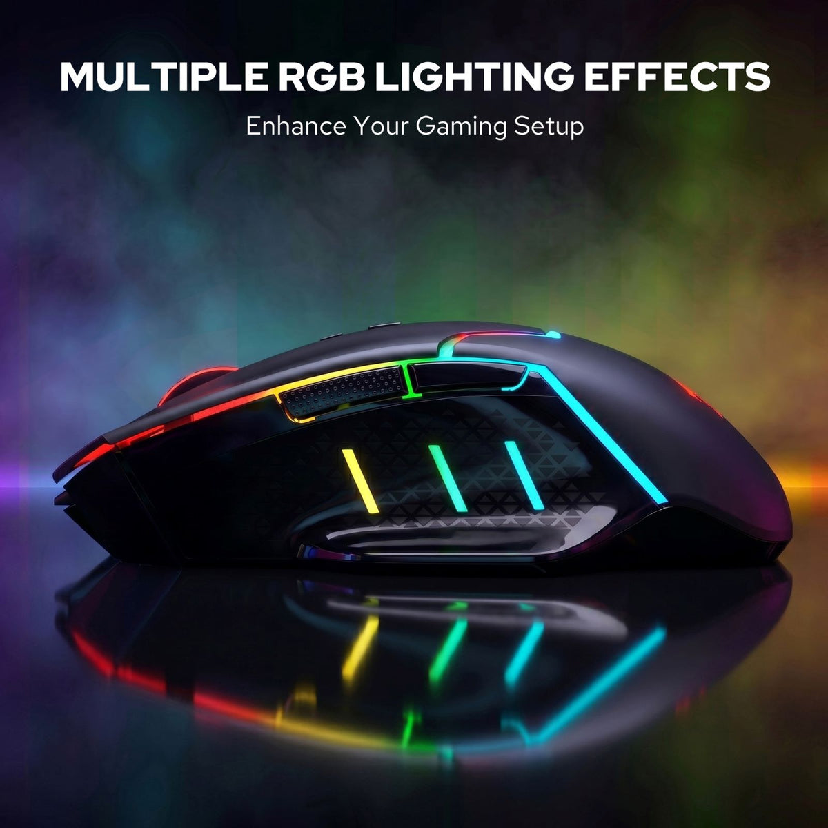 Redragon M690 MAX Wireless Gaming Mouse 12800 DPI RGB – Redragonshop