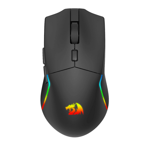 Redragon M730 PRO Wireless RGB Gaming Mouse, 3-Mode Lightweight Optical Mouse with 5 Programmable Buttons, 10000 DPI, Software Supports DIY Keybinds for PC Computer Windows Mac Laptop, Black