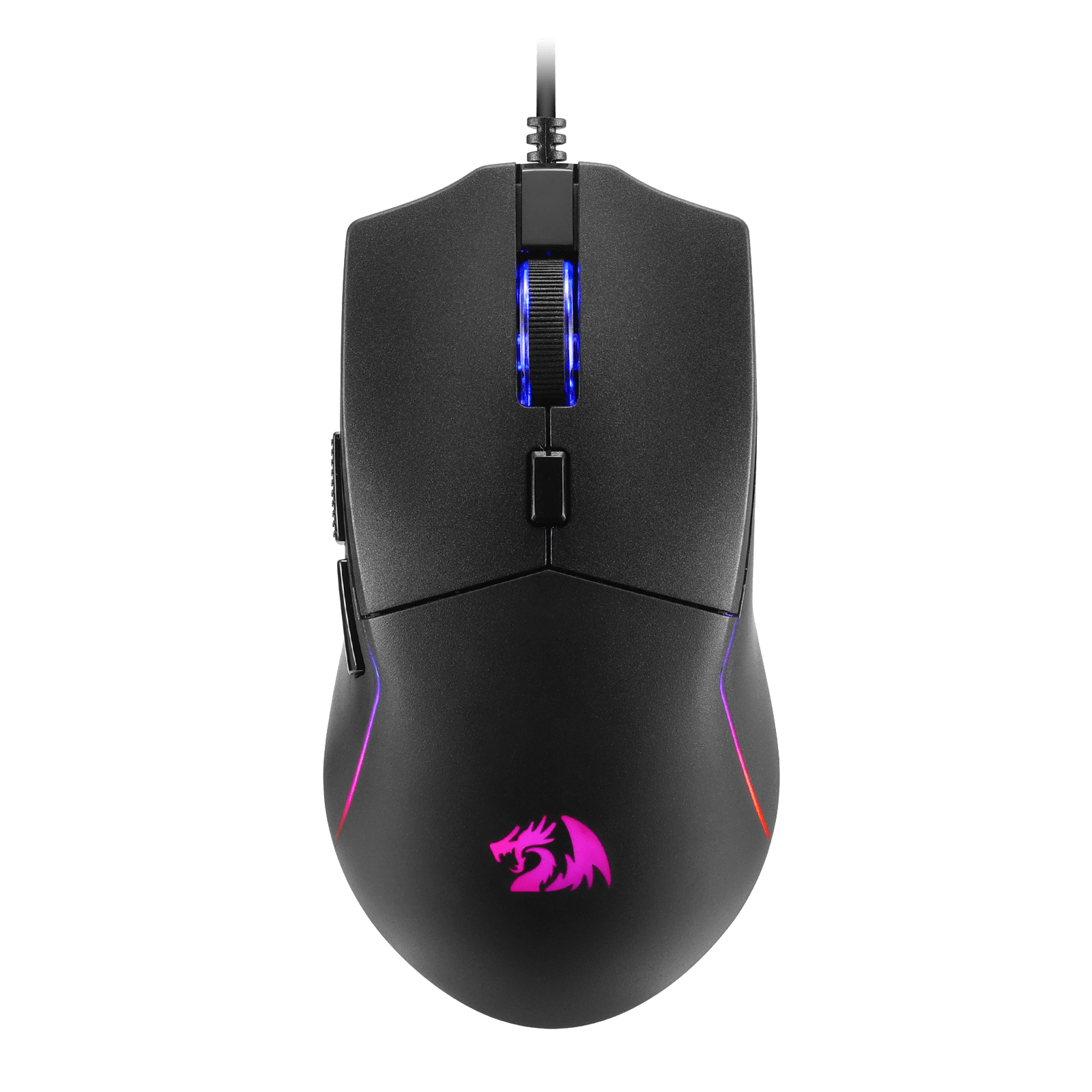 Redragon M730 Wired RGB Gaming Mouse, 10000 DPI Lightweight Optical Mouse with 6 Programmable Buttons, Software Supports DIY Keybinds for PC Computer Windows Mac Laptop, Black