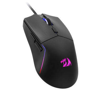 Redragon M730 Wired RGB Gaming Mouse, 10000 DPI Lightweight Optical Mouse with 6 Programmable Buttons, Software Supports DIY Keybinds for PC Computer Windows Mac Laptop, Black