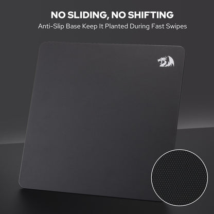 Redragon PG1M Glass Mouse Pad -  Non-Slip Base,