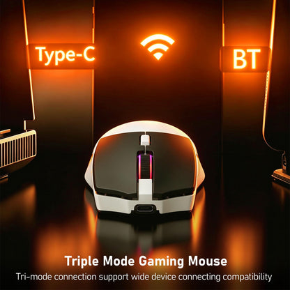 Redragon M730 PRO Wireless Lightweight RGB Gaming Mouse 10000 DPI
Cable-Free 0 Delay, Redefine Keybinding Macro, Vibing Backlight, Ergonomic Grip Body Comfort