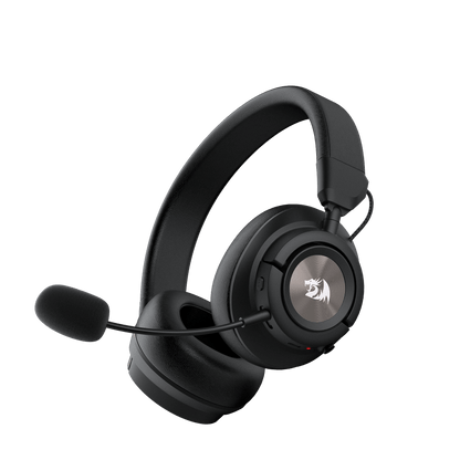 Redragon H889 Wireless Gaming Headset, 4 Connection Modes 2.4G/BT/3.5mm/USB, 53mm Drivers, Spatial Audio, 7.1 Surround Sound, Detachable Mic, Compatible with PC/PS5/PS4/NS/Xbox One/Phone 