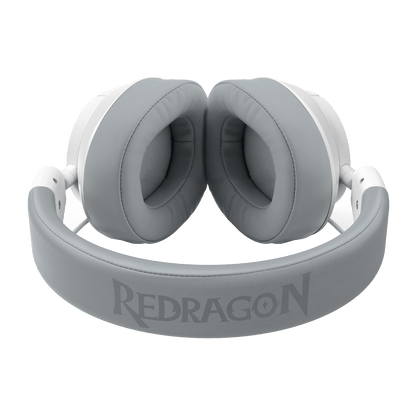 Redragon H889 Wireless Gaming Headset, 4 Connection Modes 2.4G/BT/3.5mm/USB, 53mm Drivers, Spatial Audio, 7.1 Surround Sound, Detachable Mic, Compatible with PC/PS5/PS4/NS/Xbox One/Phone, White