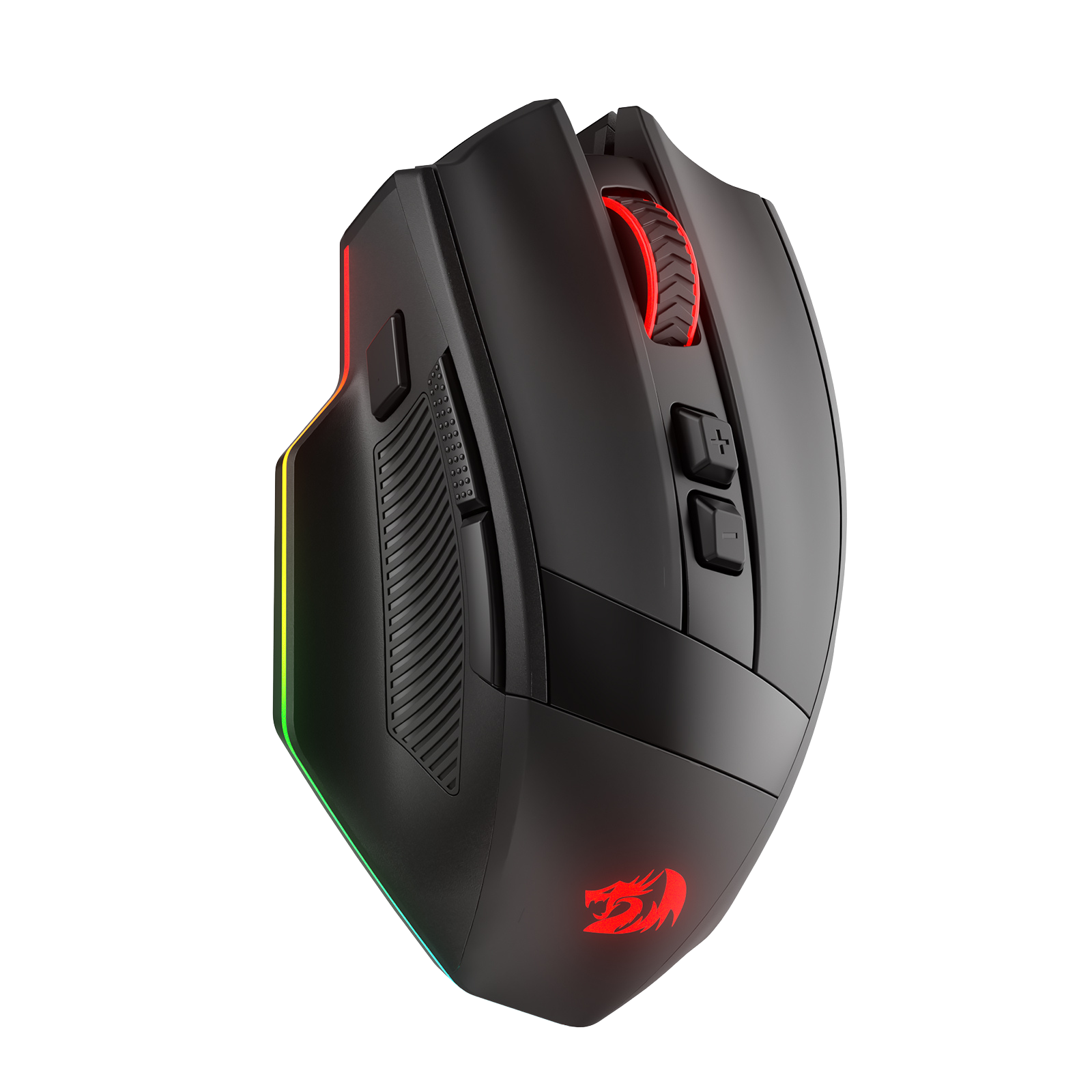 Redragon M923 PRO 3-Mode RGB Gaming Mouse, Optical Ergonomic Gamer Mouse with Max 24,000DPI, Pro Precision Sensor SG8960, 8 Macro Buttons, Software Supported | show