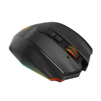 Redragon M923 PRO 3-Mode RGB Gaming Mouse, Optical Ergonomic Gamer Mouse with Max 24,000DPI, Pro Precision Sensor SG8960, 8 Macro Buttons, Software Supported 