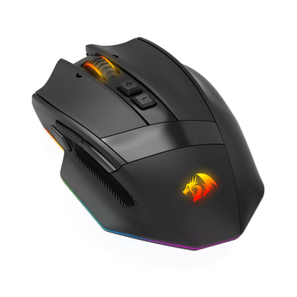 Redragon M923 PRO 3-Mode RGB Gaming Mouse, Optical Ergonomic Gamer Mouse with Max 24,000DPI, Pro Precision Sensor SG8960, 8 Macro Buttons, Software Supported 