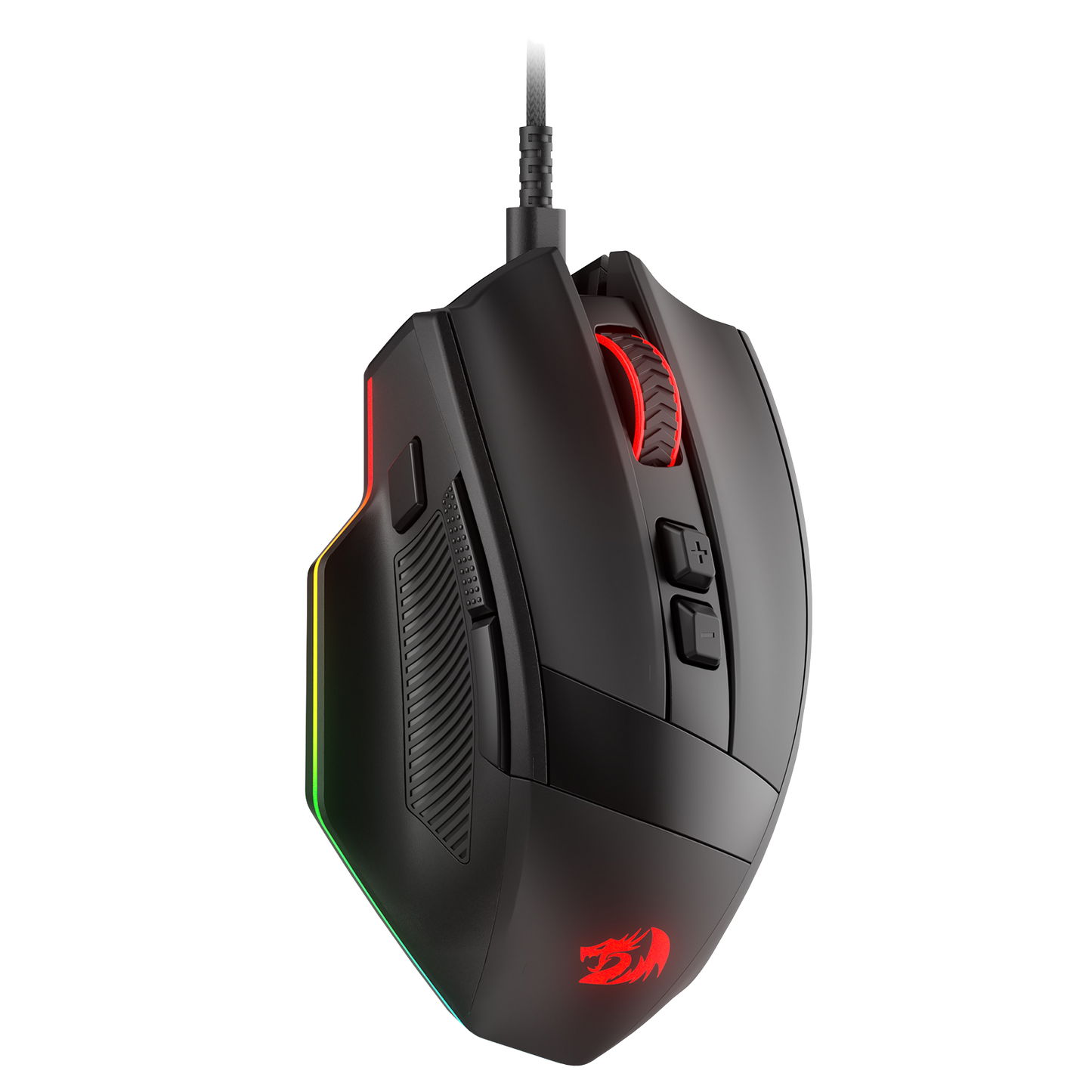 Redragon M923 Gaming Mouse, RGB, Wired, Black | show