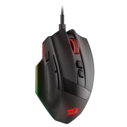 Redragon M923 Gaming Mouse, RGB, Wired, Black | show
