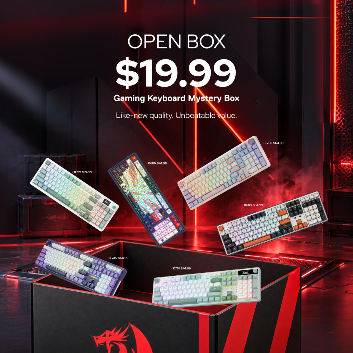 Redragon Open-Box Mystery Box (US Only), image 1 of 13