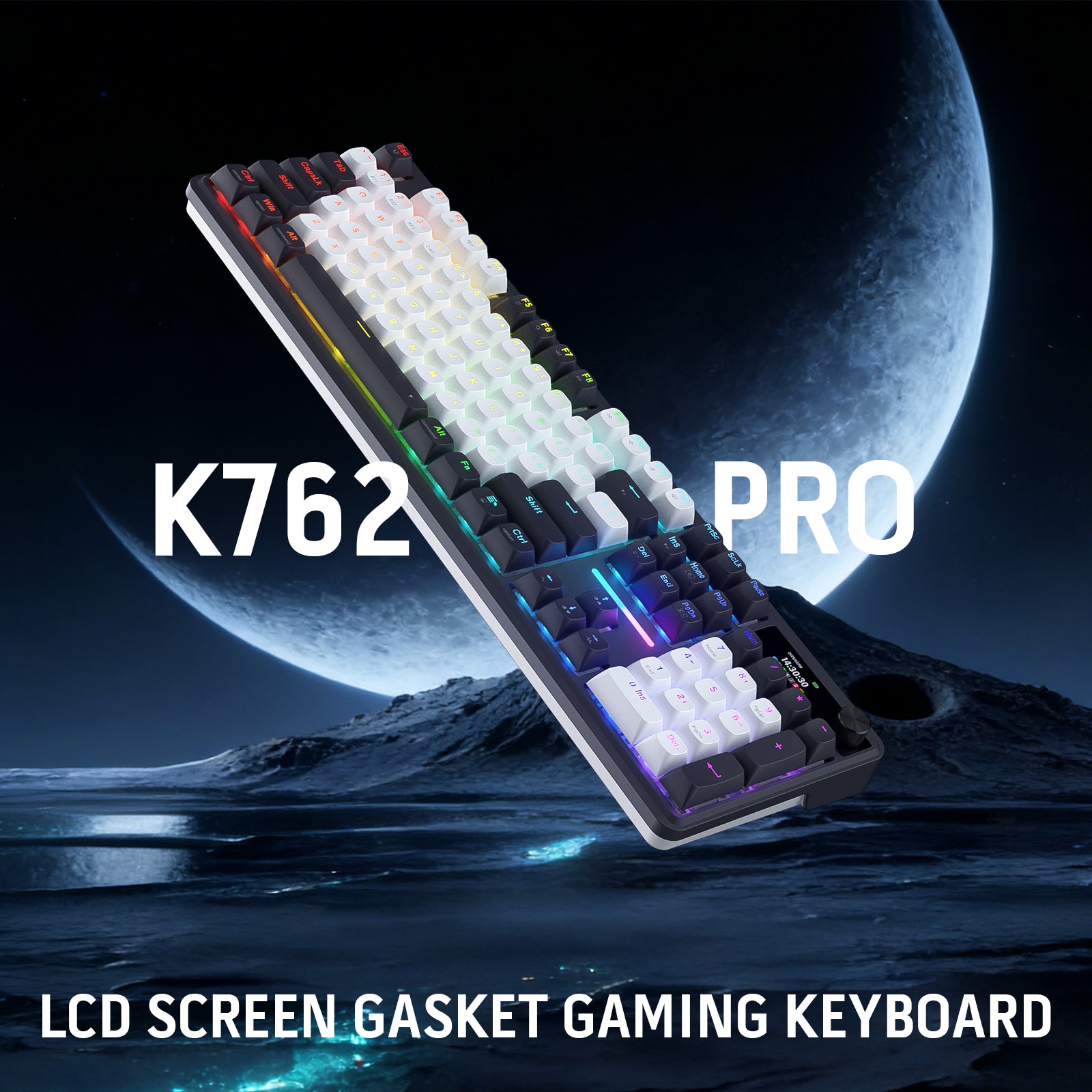 Redragon TERRAFLARE K762 PRO Wireless Full Size Mechanical Gaming