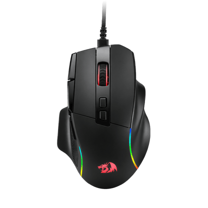 Redragon M925 Wired Gaming Mouse, 24,000 Max DPI Optical Gaming Mouse with 10 Programmable Buttons, Ergonomic Natural Grip Build, Software Supports DIY Keybinds & DPI, Black | show
