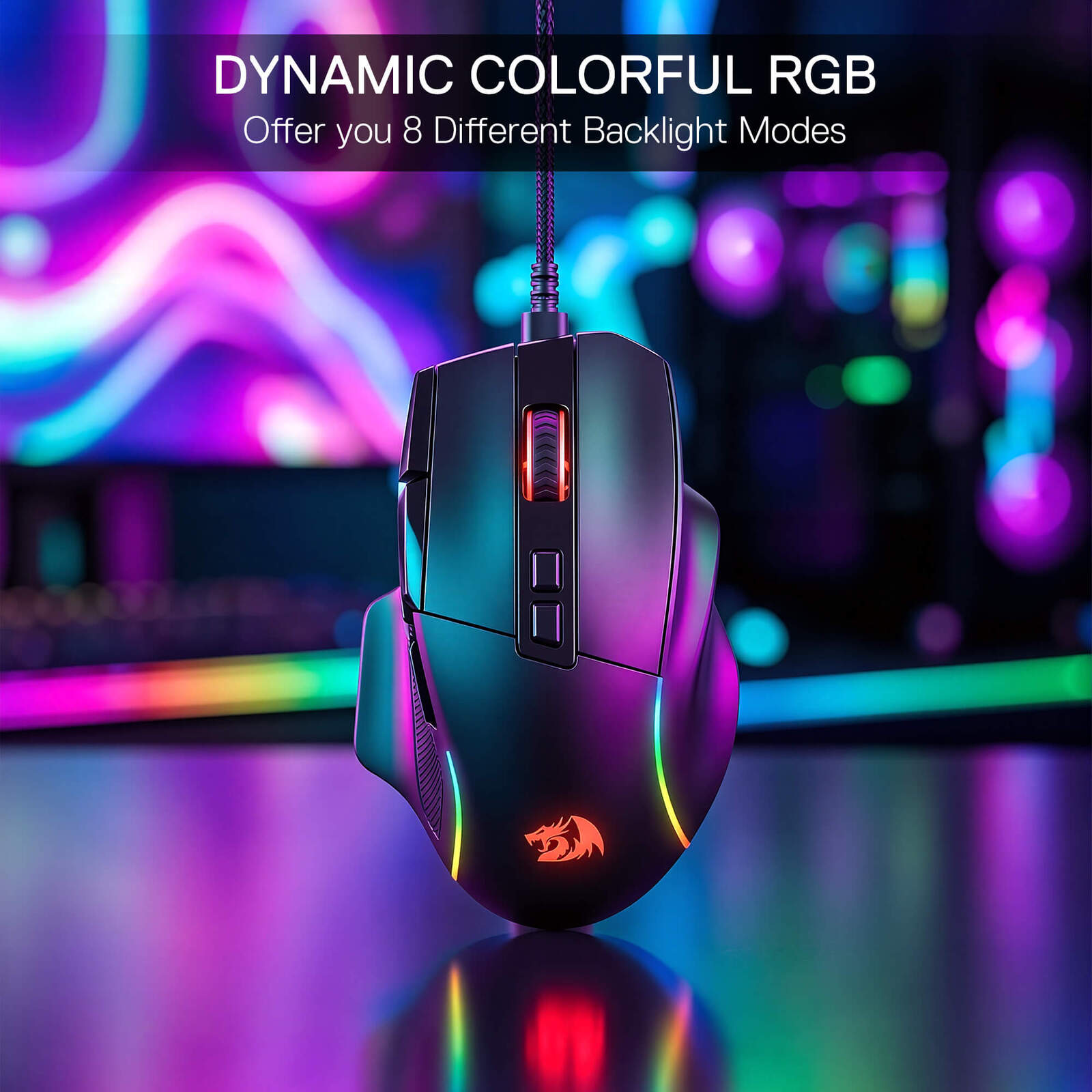 Redragon M925 Wired Gaming Mouse 24000 DPI RGB – Redragonshop