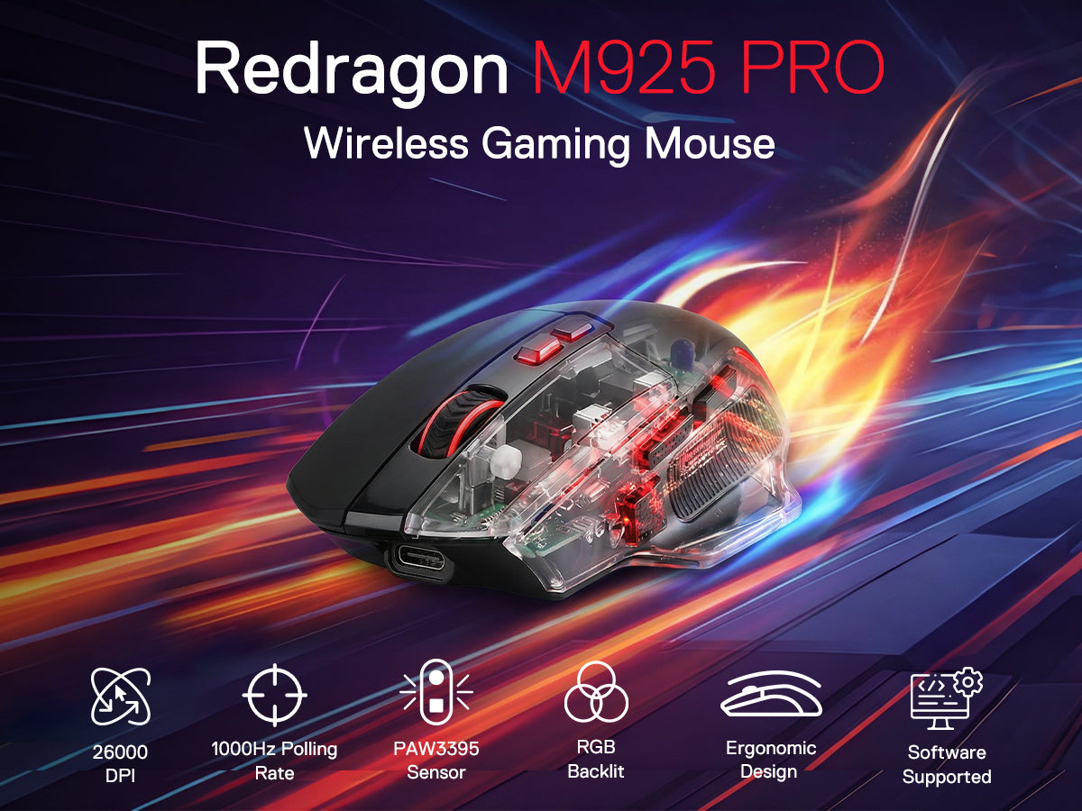 Redragon M925 Wired Gaming Mouse 24000 DPI RGB – Redragonshop