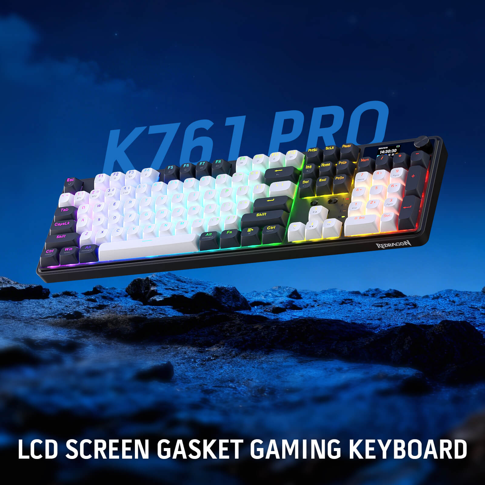 Redragon WYVERN K761 PRO Wireless Full Size Mechanical Keyboard
