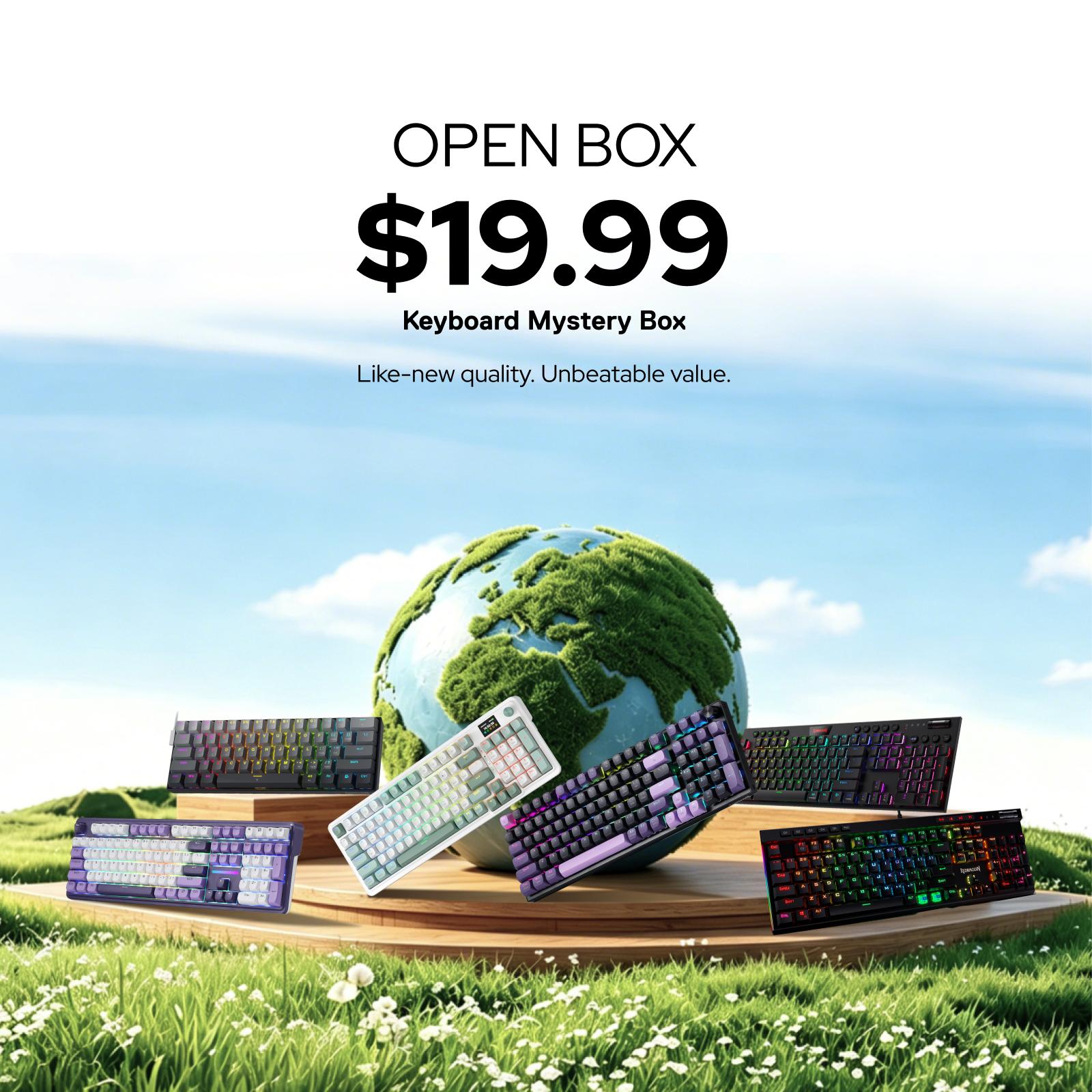 Redragon Open Box Mystery Box 2026 | Gaming Gear from $9.99