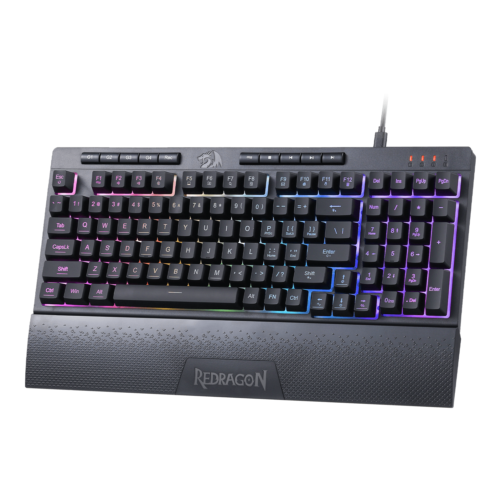 Redragon SHIVA K515 RGB 98 Keys Membrane Gaming Keyboard โ Redragonshop