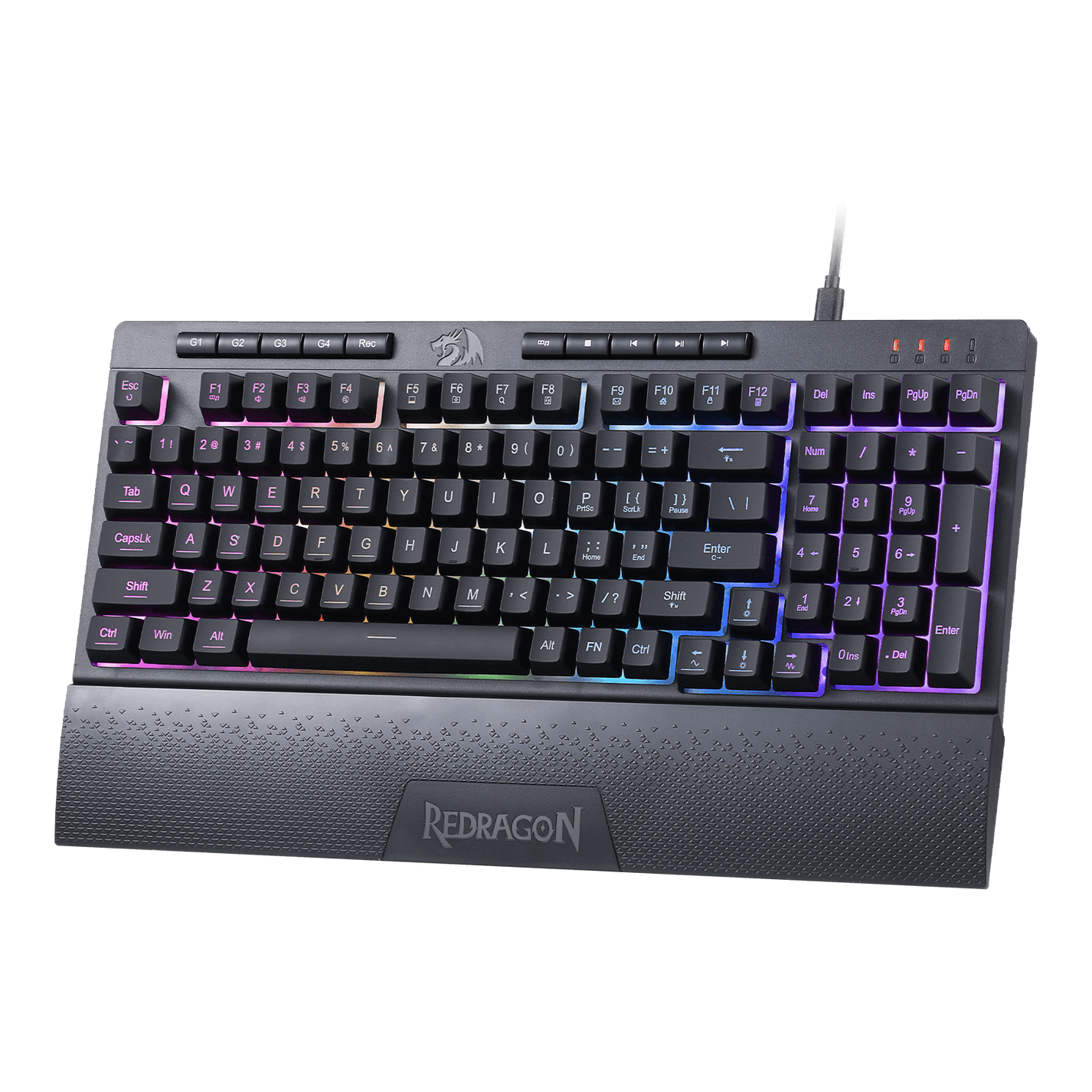 Redragon K515RGB-PRO Shiva Black 98-Key Wireless RGB Gaming Keyboard