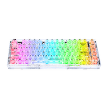 Redragon ELF PRO K649 Wireless Hot-Swappable Transparent Keyboard ...