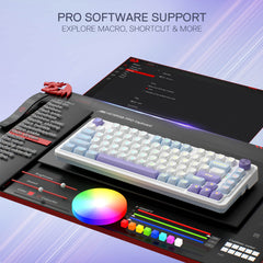 Redragon K673 MAX 75% Wireless RGB Gaming Keyboard Software Support