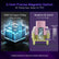 This graphic highlights the keyboard’s 0.1mm precise magnetic switch and 8000Hz hyper-polling rate, designed for pro-level performance.