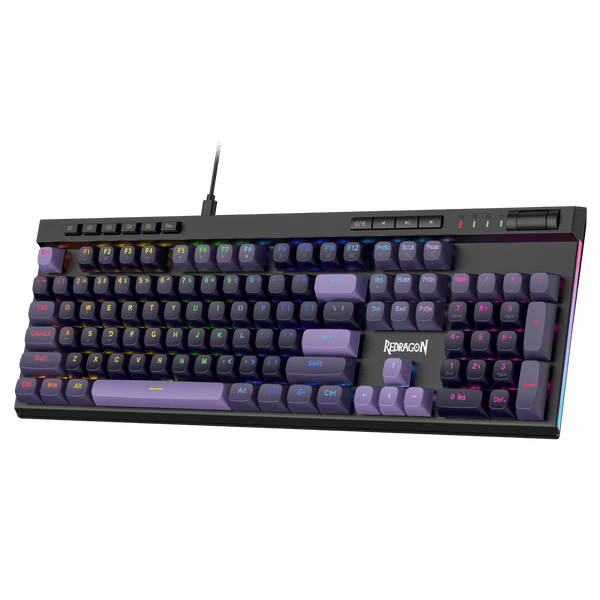 Redragon K580 青軸 ゲーミングキーボード メカニカルキーボード VATA RGB LEDバックライト 104キー衝突なし 5キーマクロ記録機能 メディアキー mxn26g8 Redragon K580 HE Magnetic Switch 8K Gaming Keyboard – Redragonshop