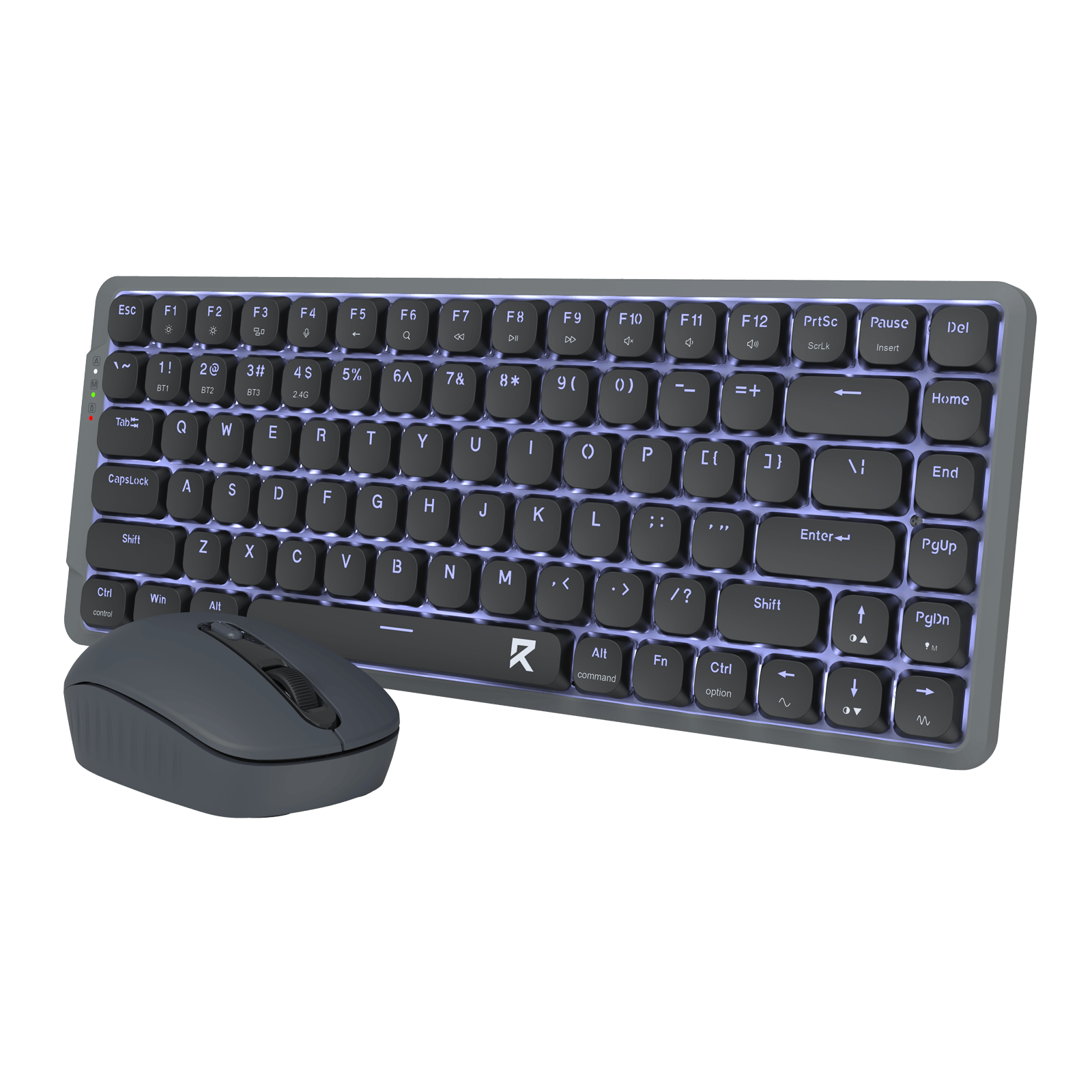 Redragon WS7022 Wireless 84-Key Low-Profile Keyboard & 4000 DPI Mouse Combo
30% Slimmer Ultra-Thin Mechanical Switch for Faster Keystrokes, Ergonomic Typing, 5-Level Adjustable DPI, Shared Dongle