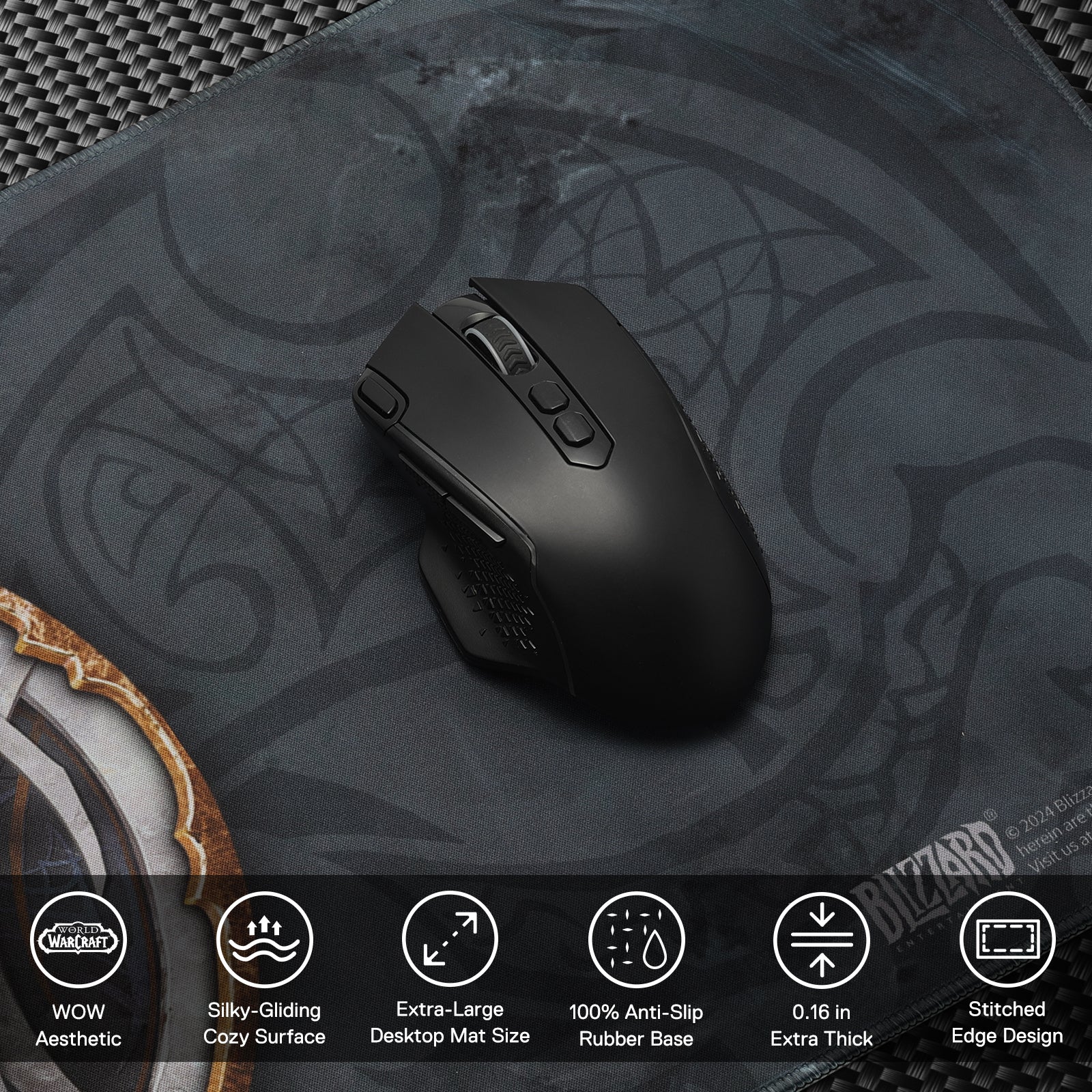 Blizzard World of Warcraft XXL Gaming Mouse Pad/Desk Mat