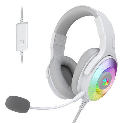 redragon white rgb headset