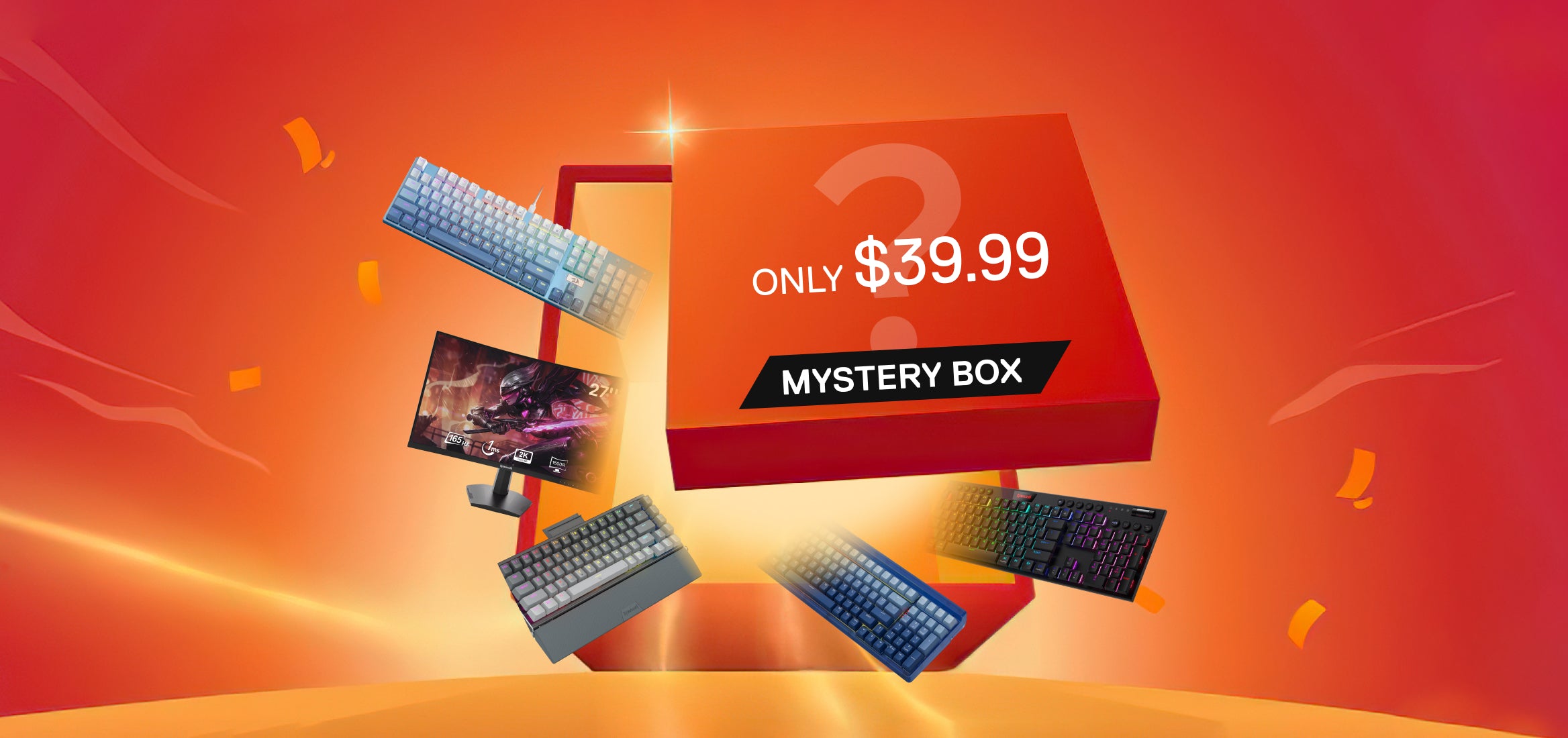 Reddzone Box Redragon's 6-Year Celebration: $39.99 Mystery Box with Keyboards ...