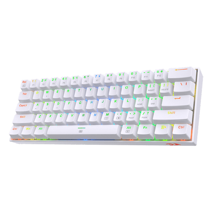 RedragonK630GamingKeyboardRedSwitchWhiteColorsmall keyboard gaming(Open-box)