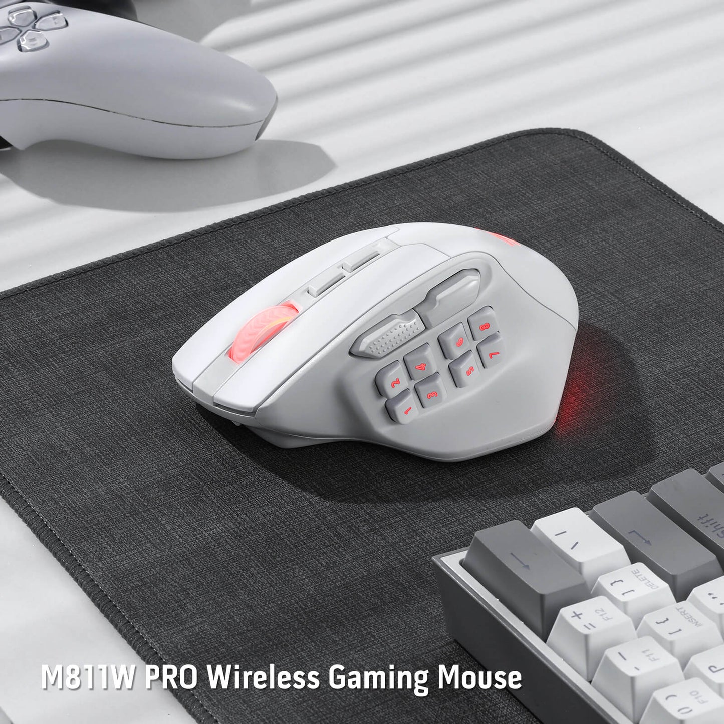 Redragon M811 PRO Wireless MMO Gaming Mouse