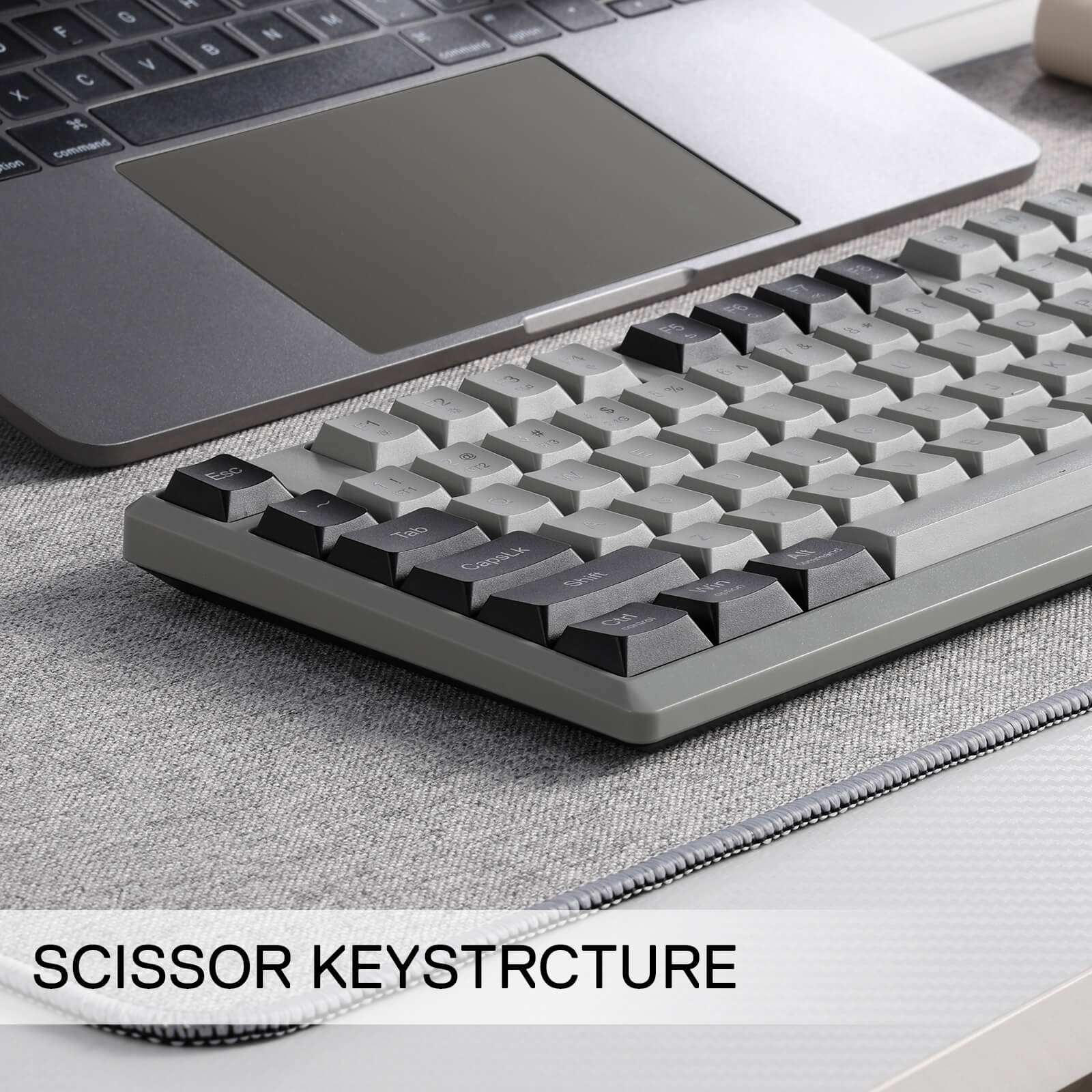 Redragon BK7114 96% Tri-modes Wireless Keyboard with Scissor Mechanism, comfort touch and silent keys