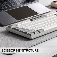 Redragon BK7114 96% Tri-modes Wireless Keyboard with Scissor Mechanism, comfort touch and silent keys