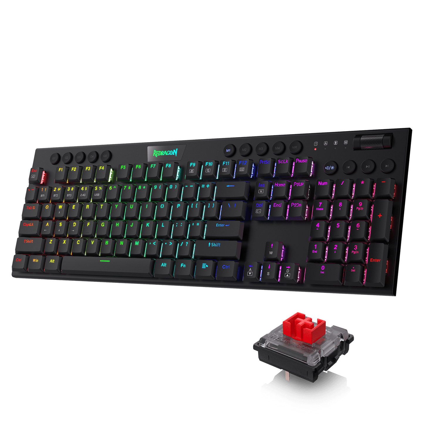 redragon low profile mechanical keyboard