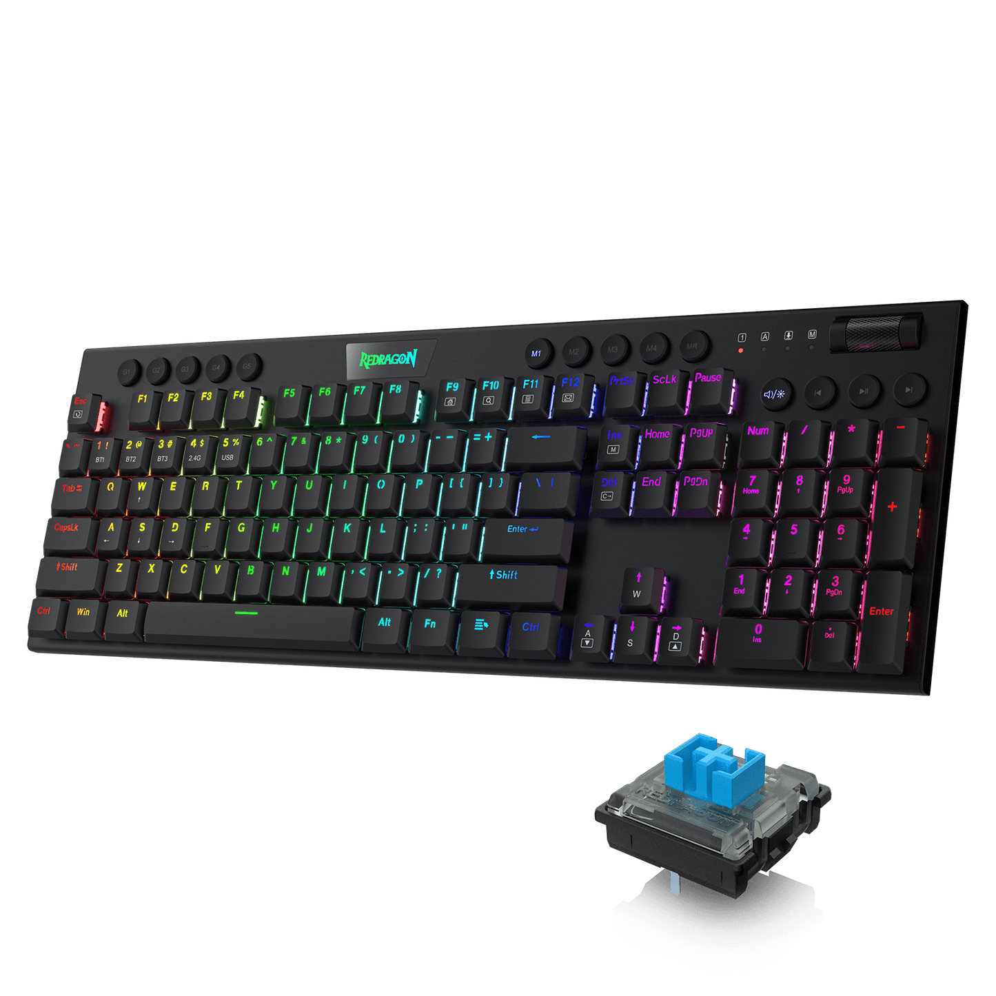 redragon low profile mechanical keyboard