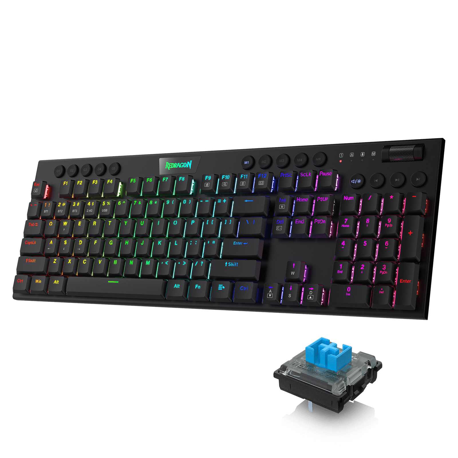 redragon low profile mechanical keyboard