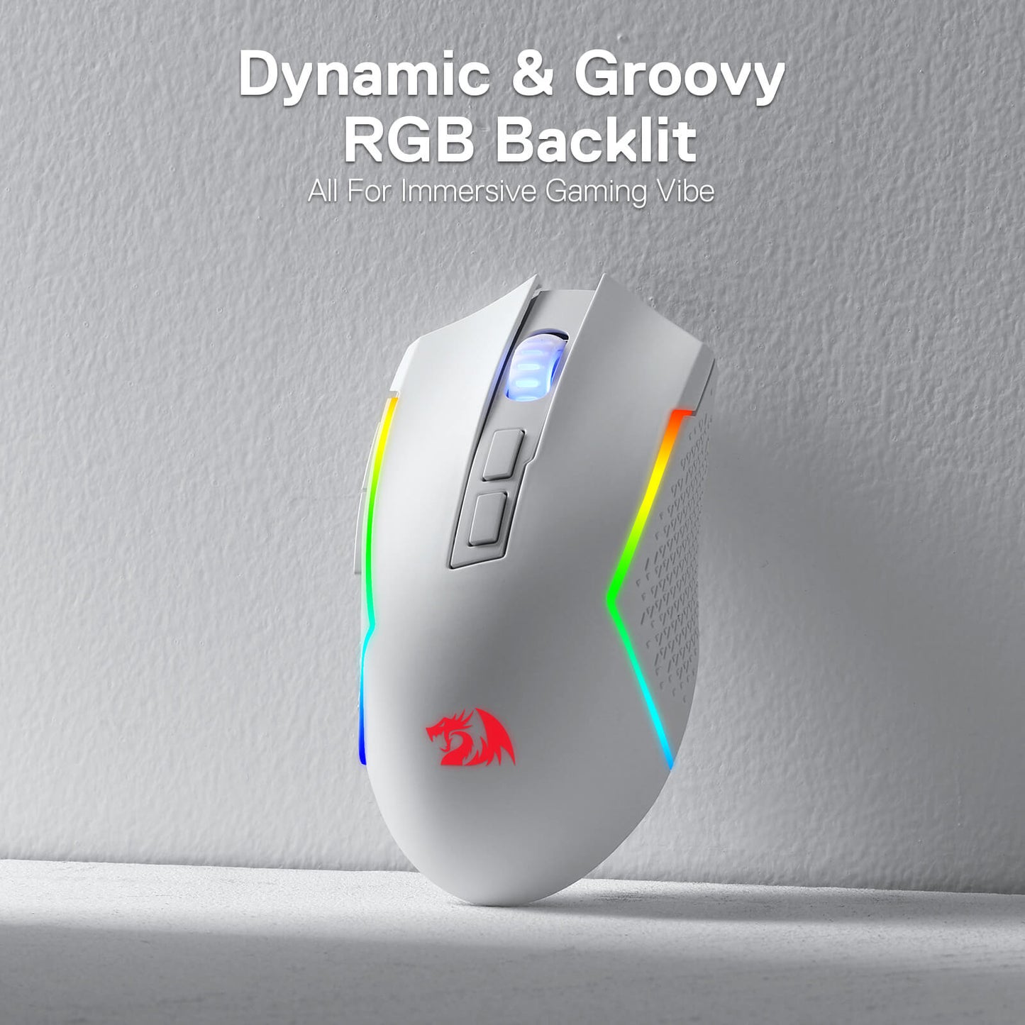 Redragon TRIDENT M693 white mouse