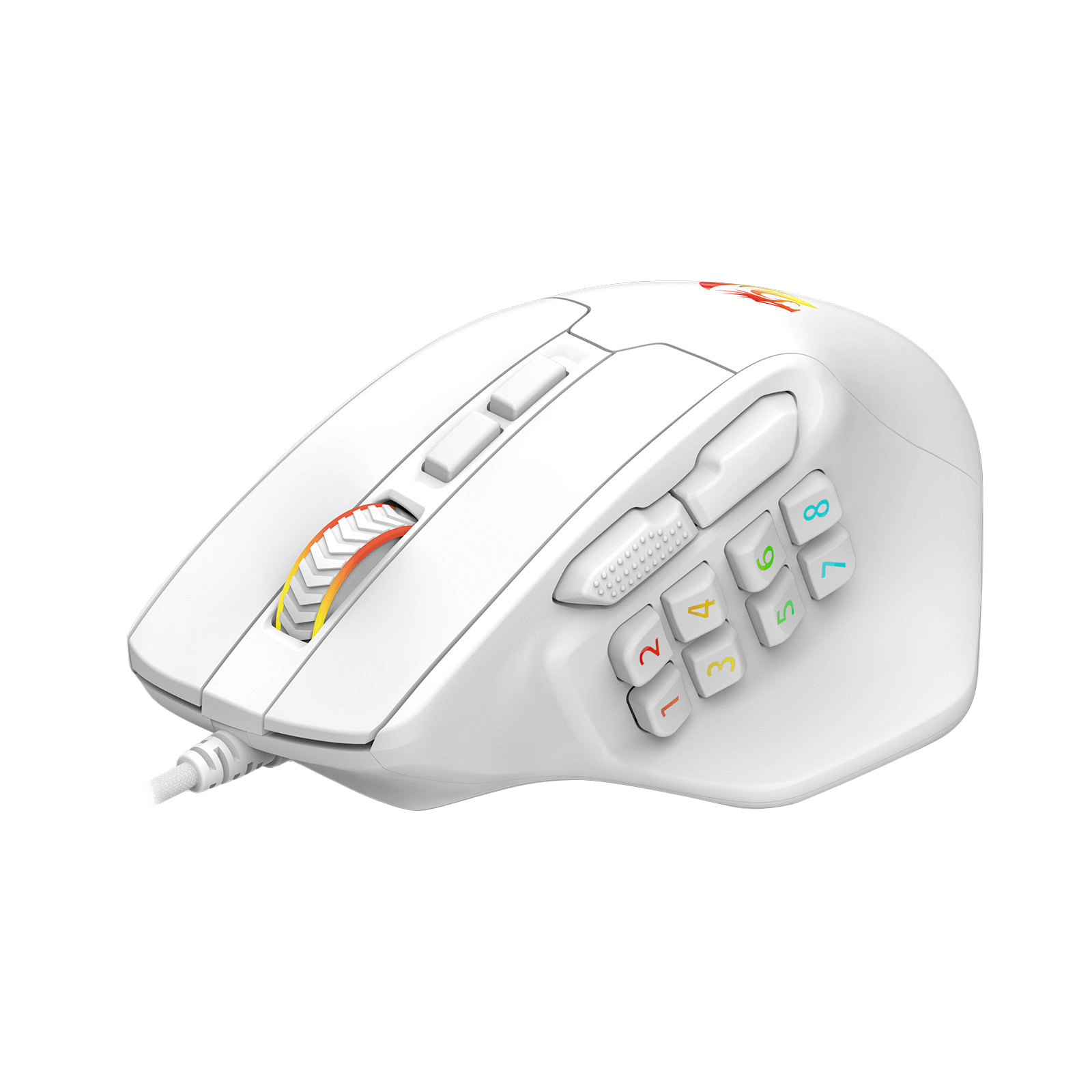 Redragon M811 Aatrox MMO white Gaming Mouse